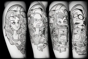 Me , my brother and sister tattoo idea