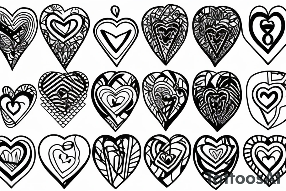 Heart, love tattoo idea