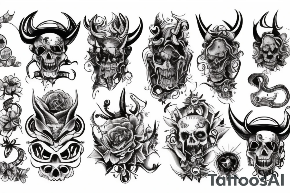 Devil tattoo idea