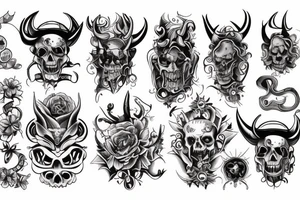 Devil tattoo idea