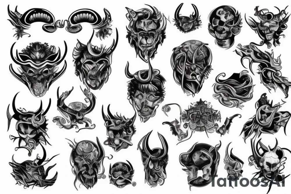 Devil tattoo idea