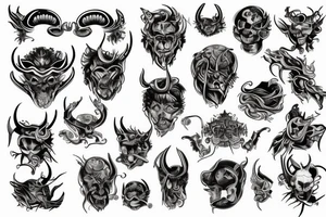 Devil tattoo idea