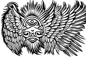 The text "Gab's" merged with an angel wing tattoo idea