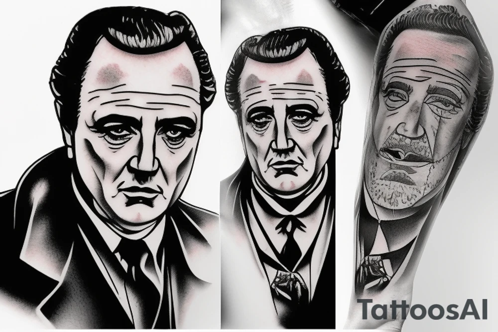 Don Corleone and the Mafia tattoo idea