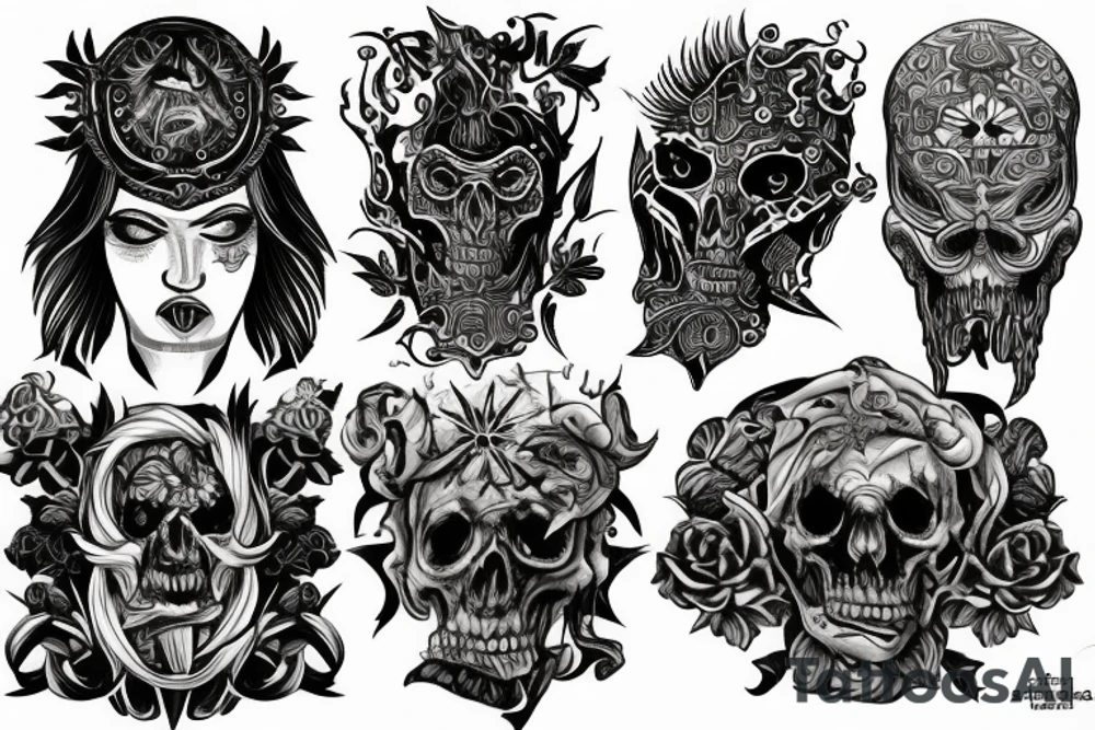 slavic monsters tattoo idea