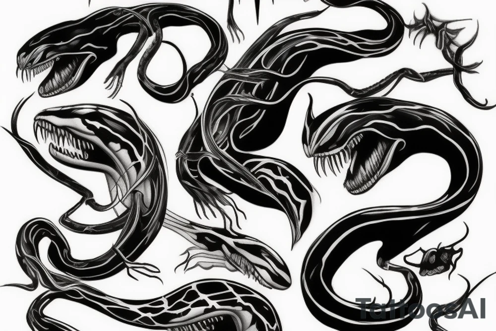 venom tattoo idea
