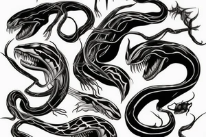 venom tattoo idea