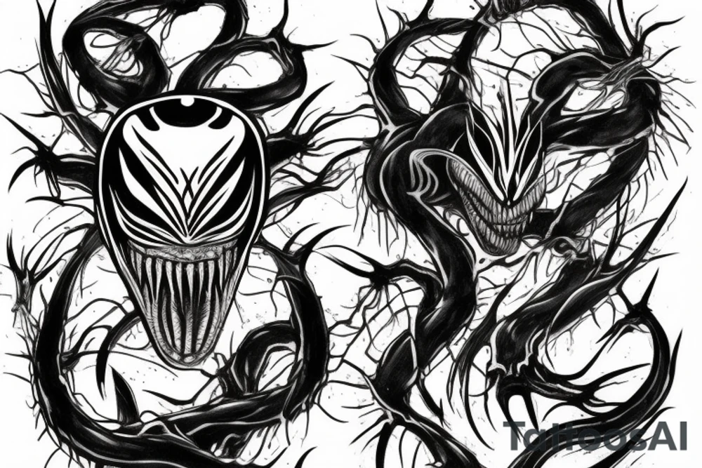 venom tattoo idea