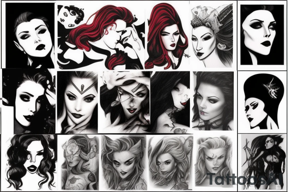 Scarlett witch tattoo idea