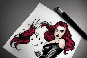 Scarlett witch tattoo idea