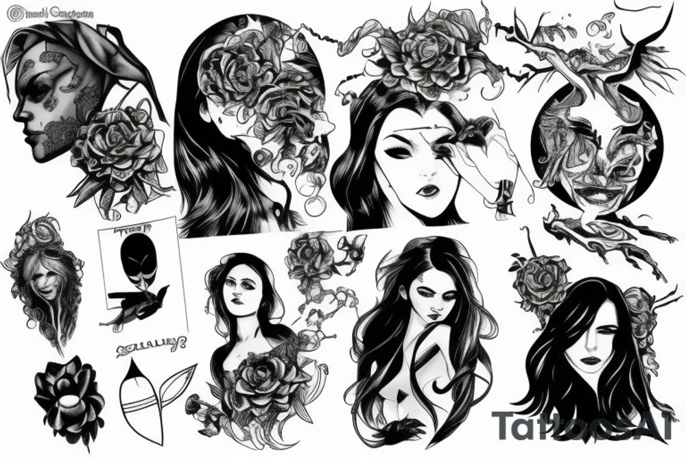 Wanda maximoff tattoo idea