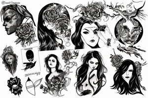 Wanda maximoff tattoo idea