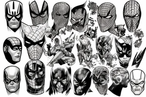 Marvel tattoo idea