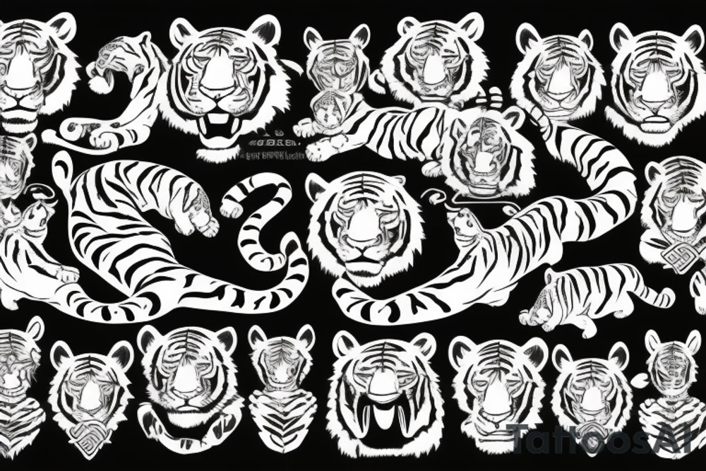 tiger tattoo idea