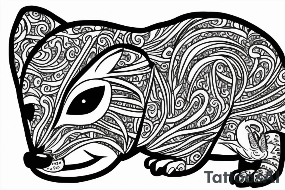 hedgehog in car tattoo idea