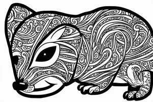hedgehog in car tattoo idea