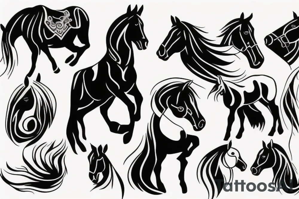 Horse tattoo idea