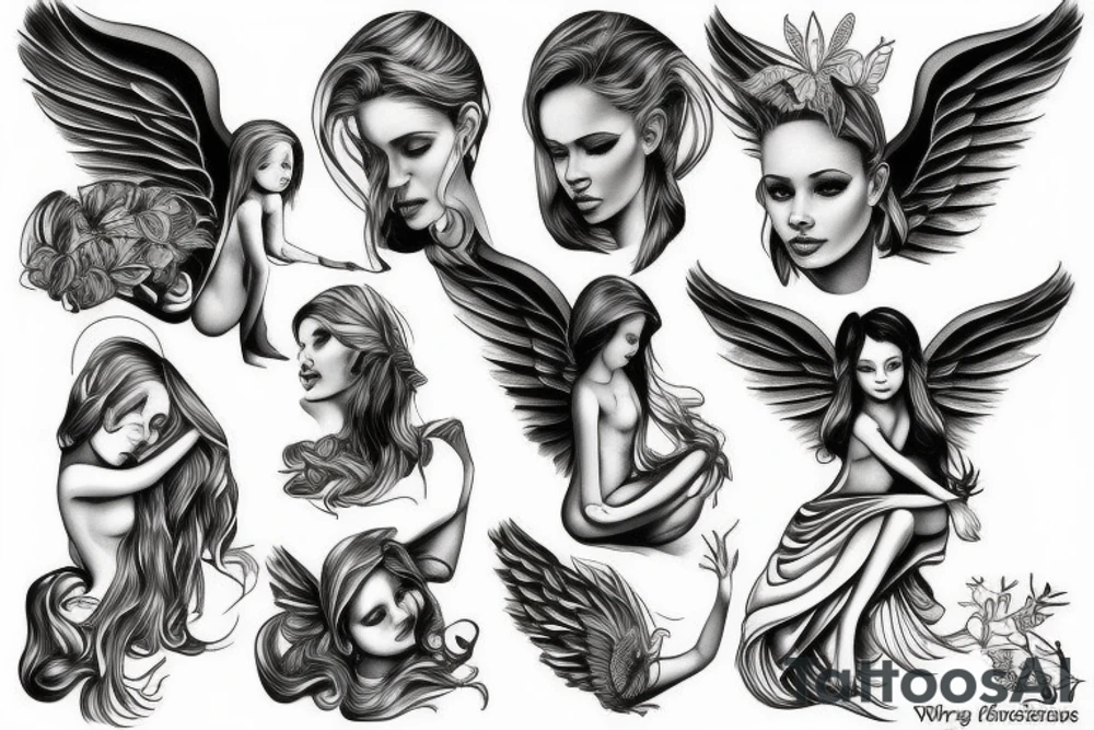 angel tattoo idea