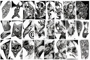 Marvel arm tattoo idea