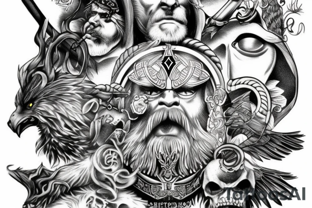 Odin tattoo idea