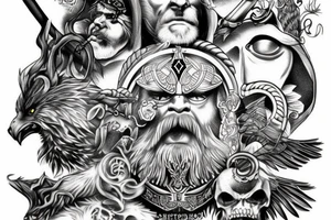 Odin tattoo idea
