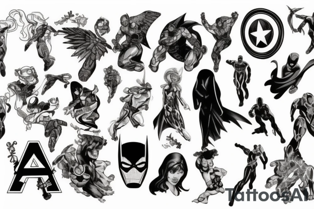 Marvel tattoo idea