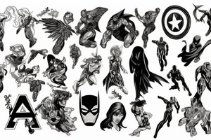 Marvel tattoo idea