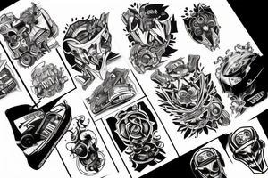 Drift life tattoo idea