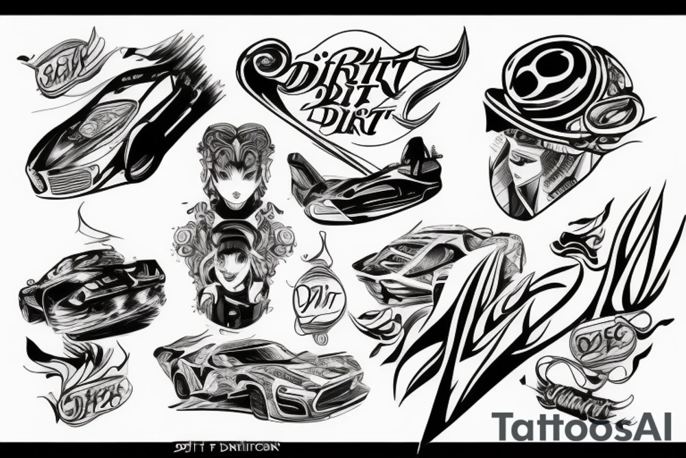 Drift life tattoo idea