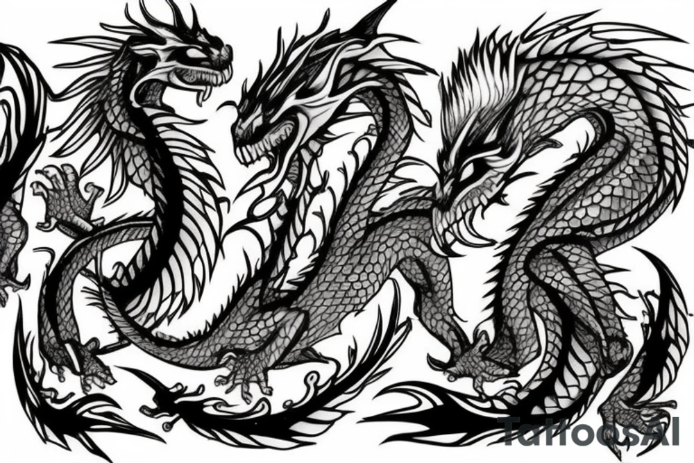 Dragon tattoo idea