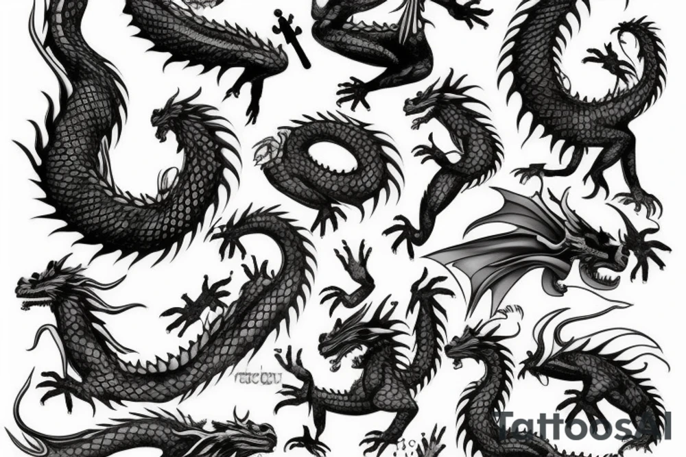 Dragon tattoo idea