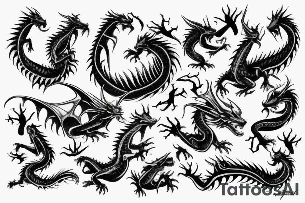 Dragon tattoo idea