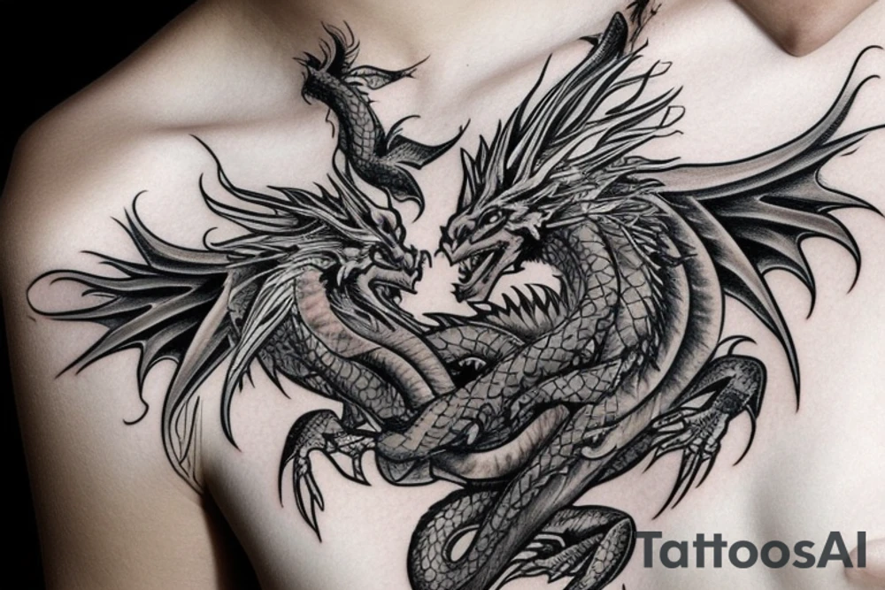Dragon tattoo idea