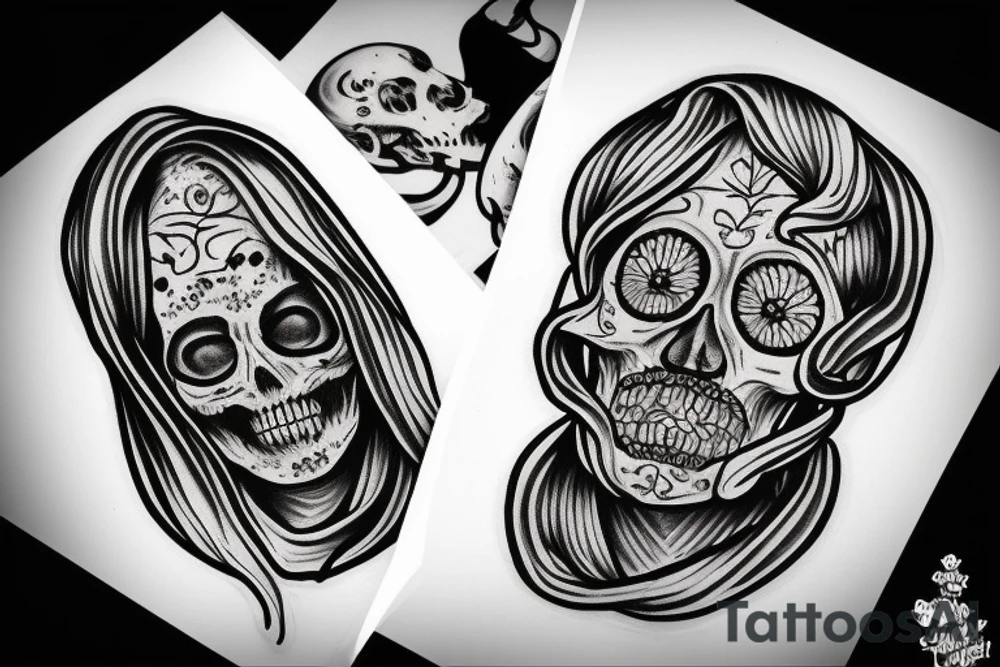 Santa Muerte tattoo idea