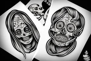 Santa Muerte tattoo idea