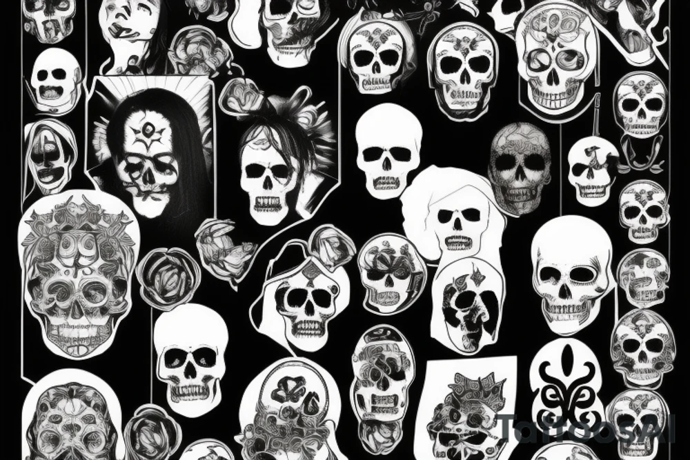 Santa Muerte tattoo idea