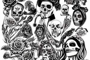 Santa Muerte tattoo idea