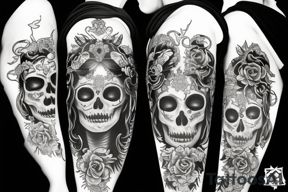 Santa Muerte tattoo idea