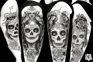 Santa Muerte tattoo idea