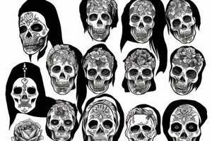 Santa Muerte tattoo idea