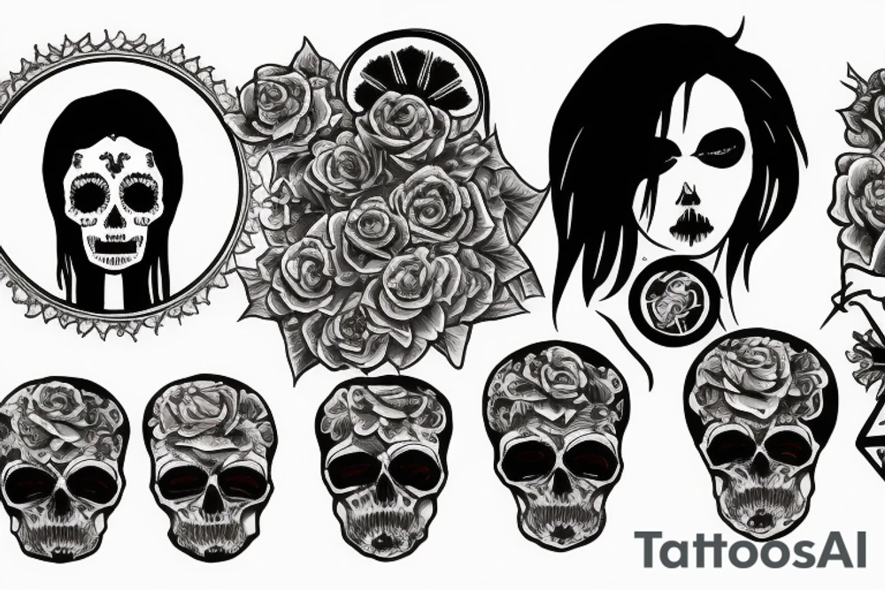 Santa Muerte tattoo idea