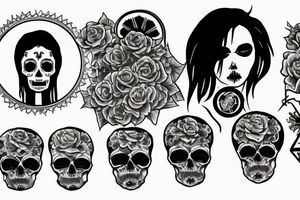 Santa Muerte tattoo idea
