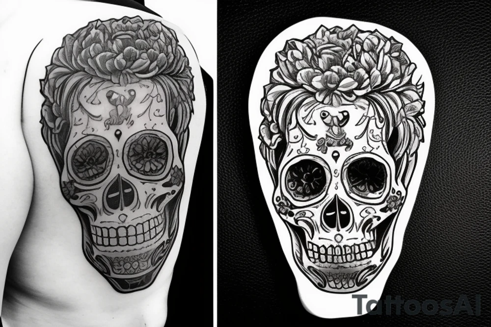 Santa Muerte tattoo idea