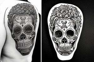 Santa Muerte tattoo idea