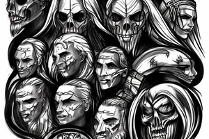Witcher wild hunt tattoo idea
