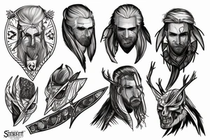 Witcher wild hunt tattoo idea