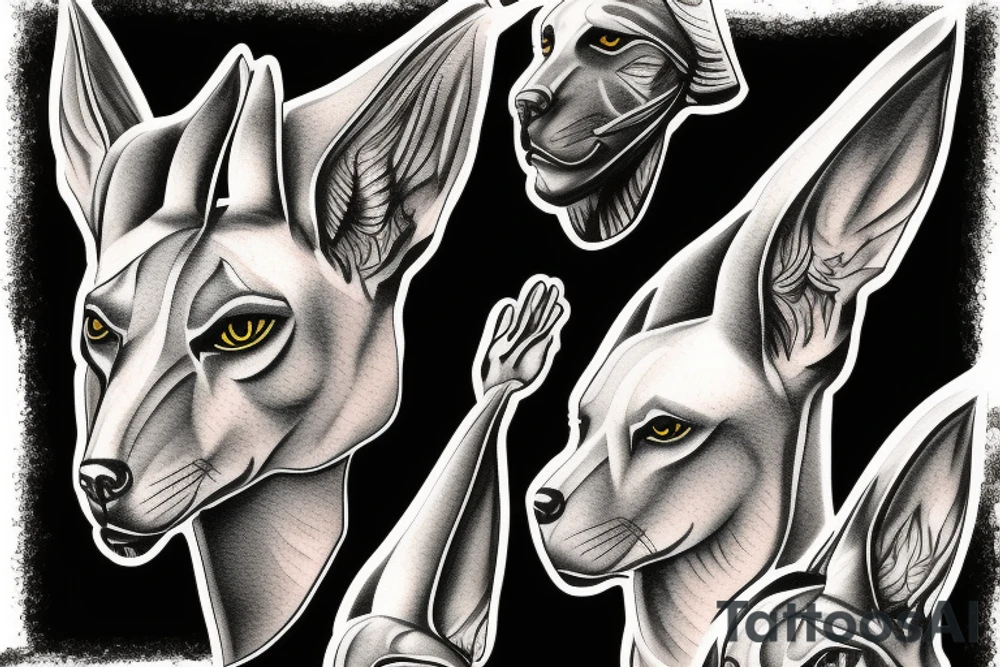 anubis tattoo idea