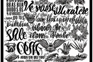 Bible quotes tattoo idea