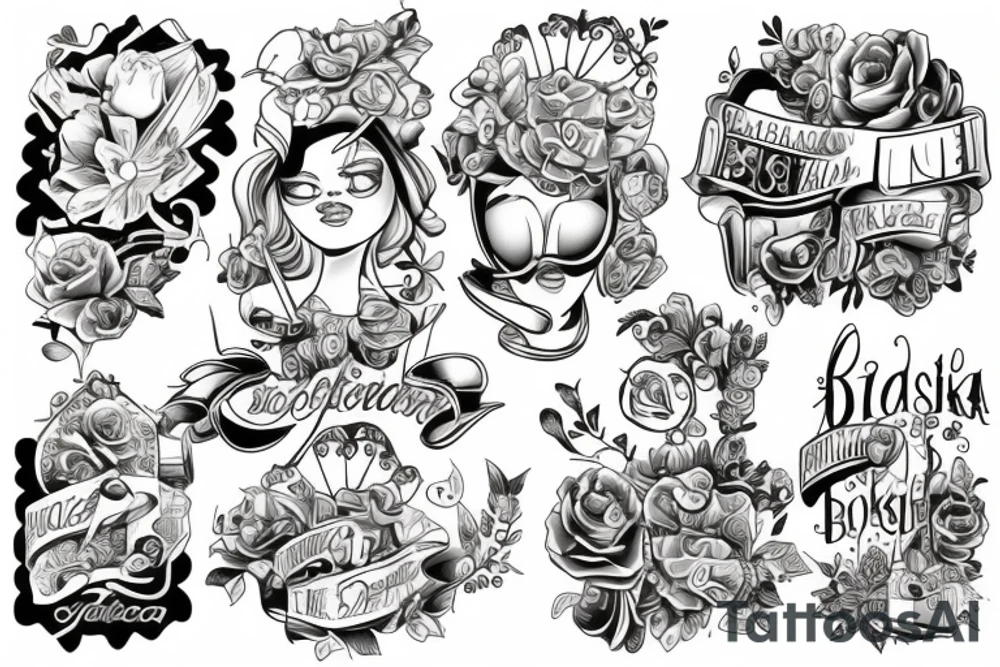 Słodka biedronka tattoo idea