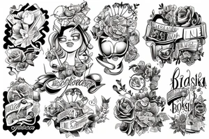 Słodka biedronka tattoo idea